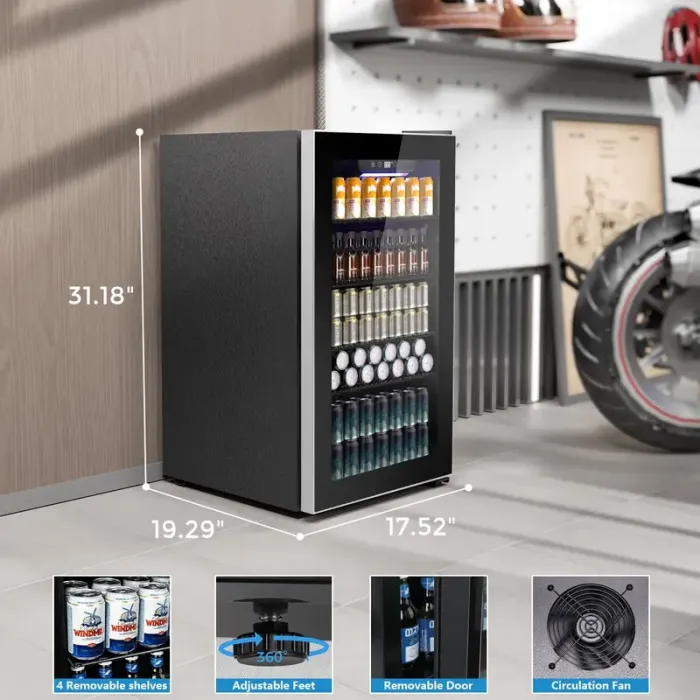 Premium 91 L drinks fridge — image 5